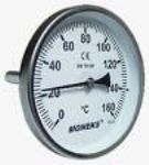 100MM Arkadan Balantl Metal Gvde Genel Amal Manometre 