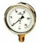 160MM Alttan Balantl Paslanmaz Hassas Gliserinli Manometre 