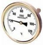 63MM Arkadan Balantl PanoTip Metal Gvde Genel Amal Manometre 